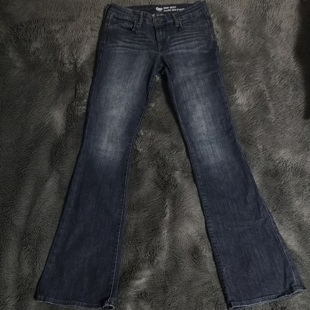 GAP 1969 Baby Boot Dark Wash Denim Jeans